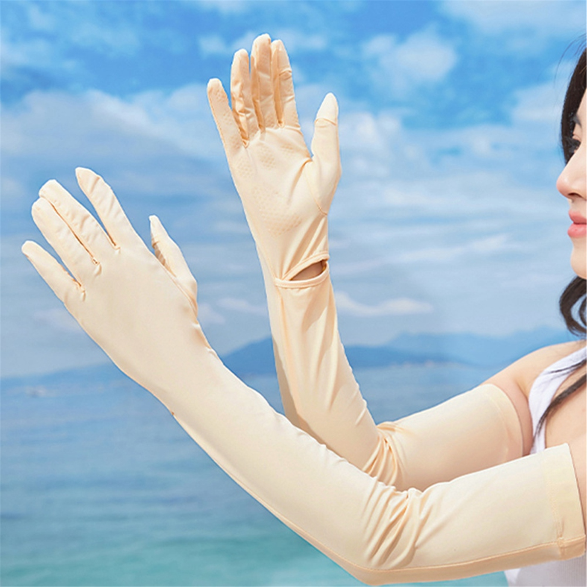 A11I Women UV Long Sun Protect - Touch Screen Gloves recensione e prezzo