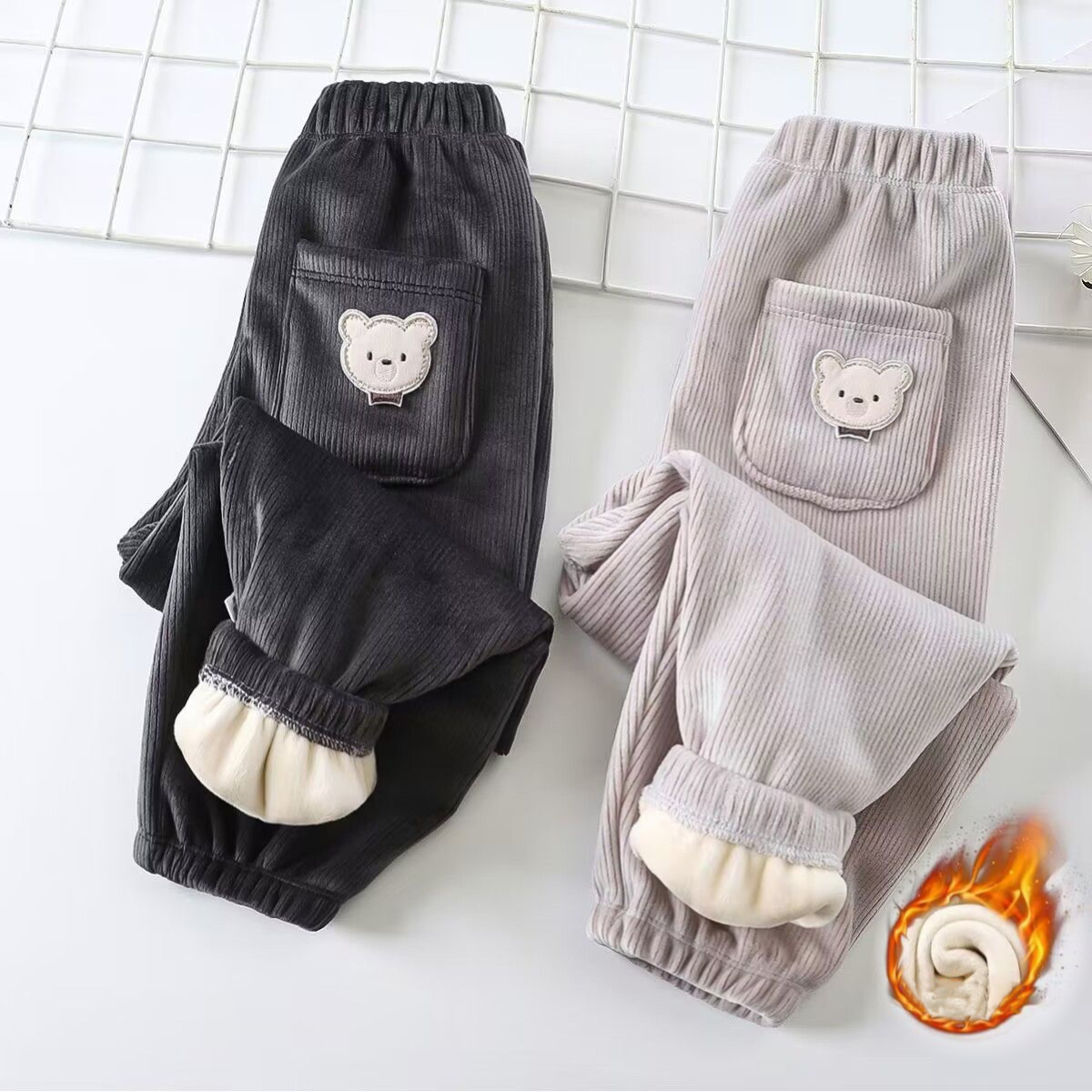1pcs Boy Girl Winter Velvet Co - Corduroy Pant Warm recensione e prezzo