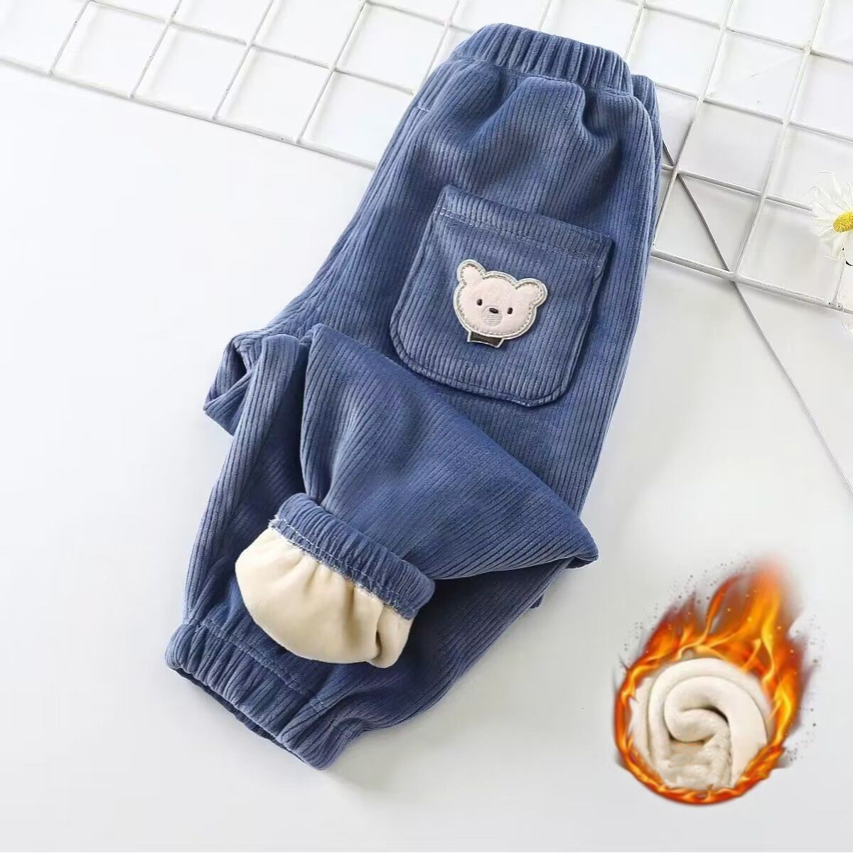 1pcs Boy Girl Winter Velvet Co - Corduroy Pant Warm recensione e prezzo