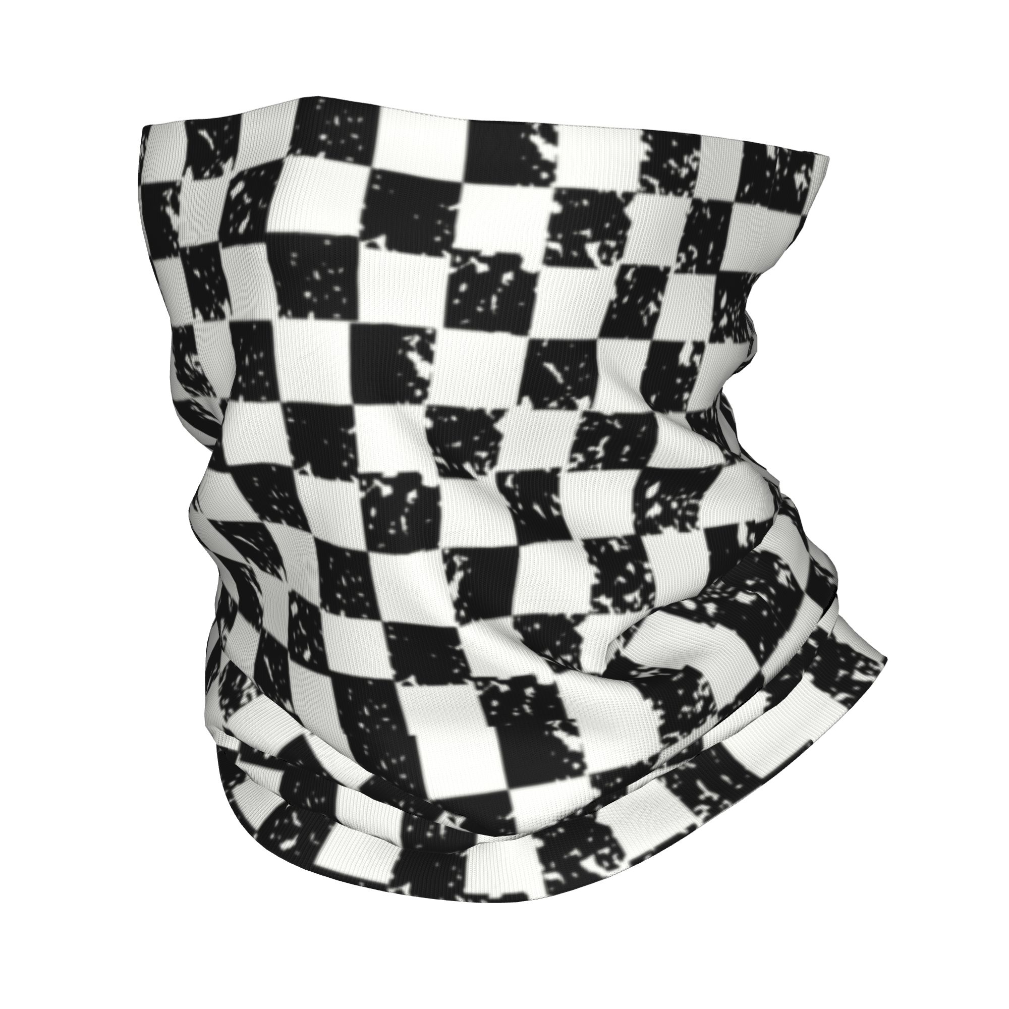 Custom Retro Checkered Flag Wi - Neck Gaiter Fleece recensione e prezzo