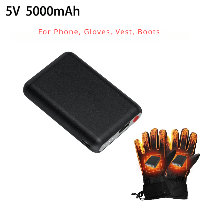 5V 5000mAh Heated Gloves Batte - Heated Vest Battery recensione e prezzo