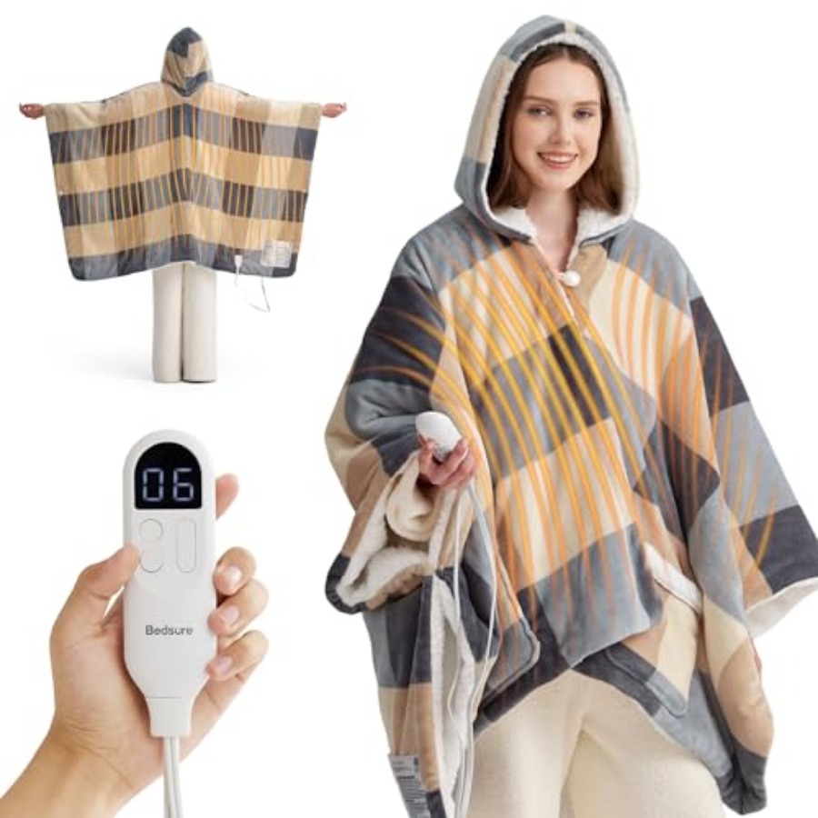 Heated Blanket Wearable Shawl  - Shawl Wrap Winter recensione e prezzo
