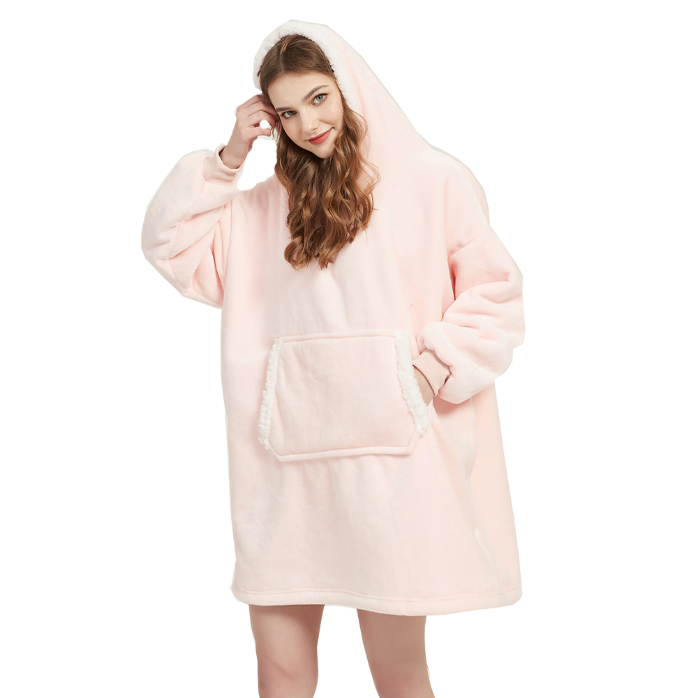 Microfiber Plush Coral Fleece  - Sherpa Hoodie Fleece recensione e prezzo