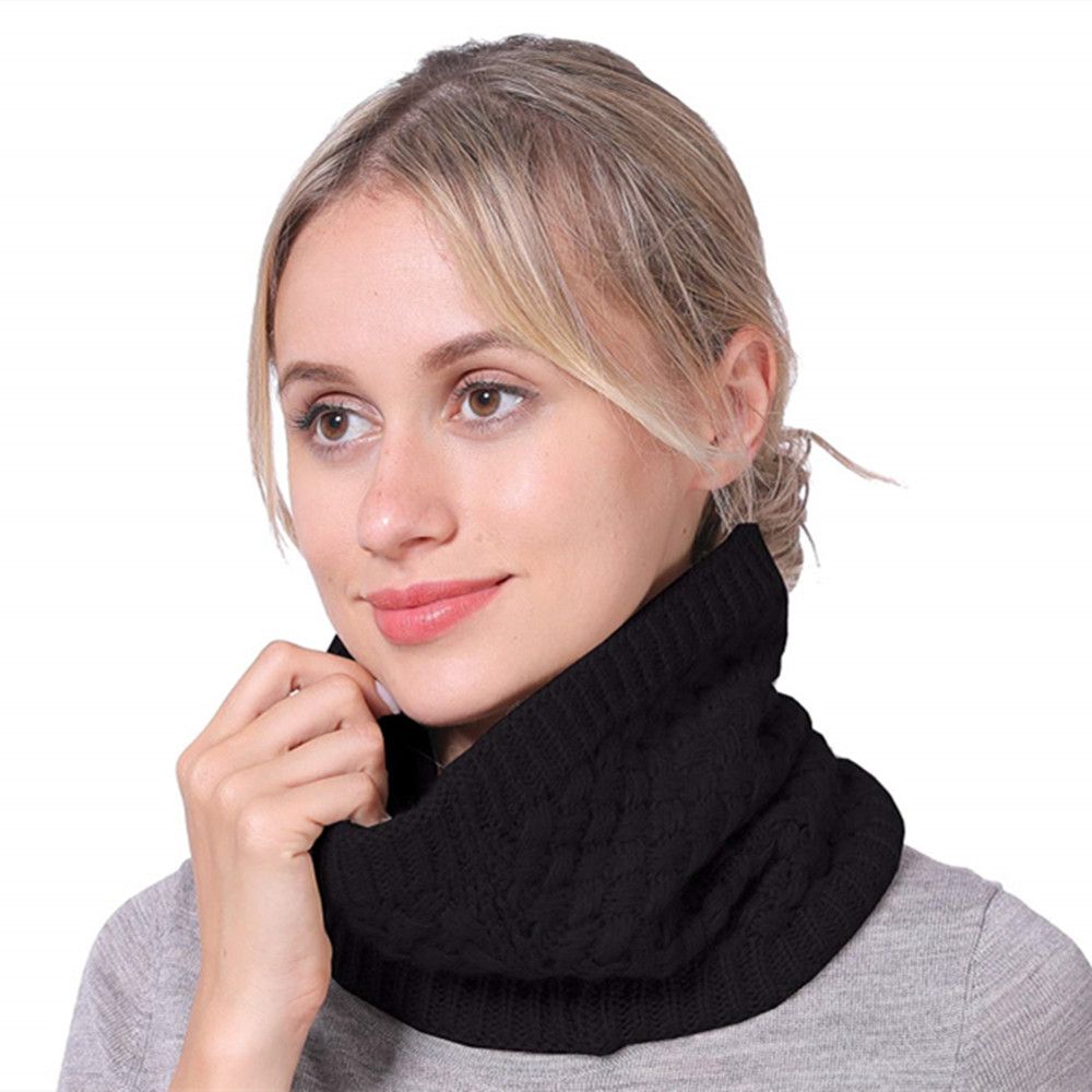 Knitted Scarf Neck Scarves Win - Wool Scarf Men recensione e prezzo