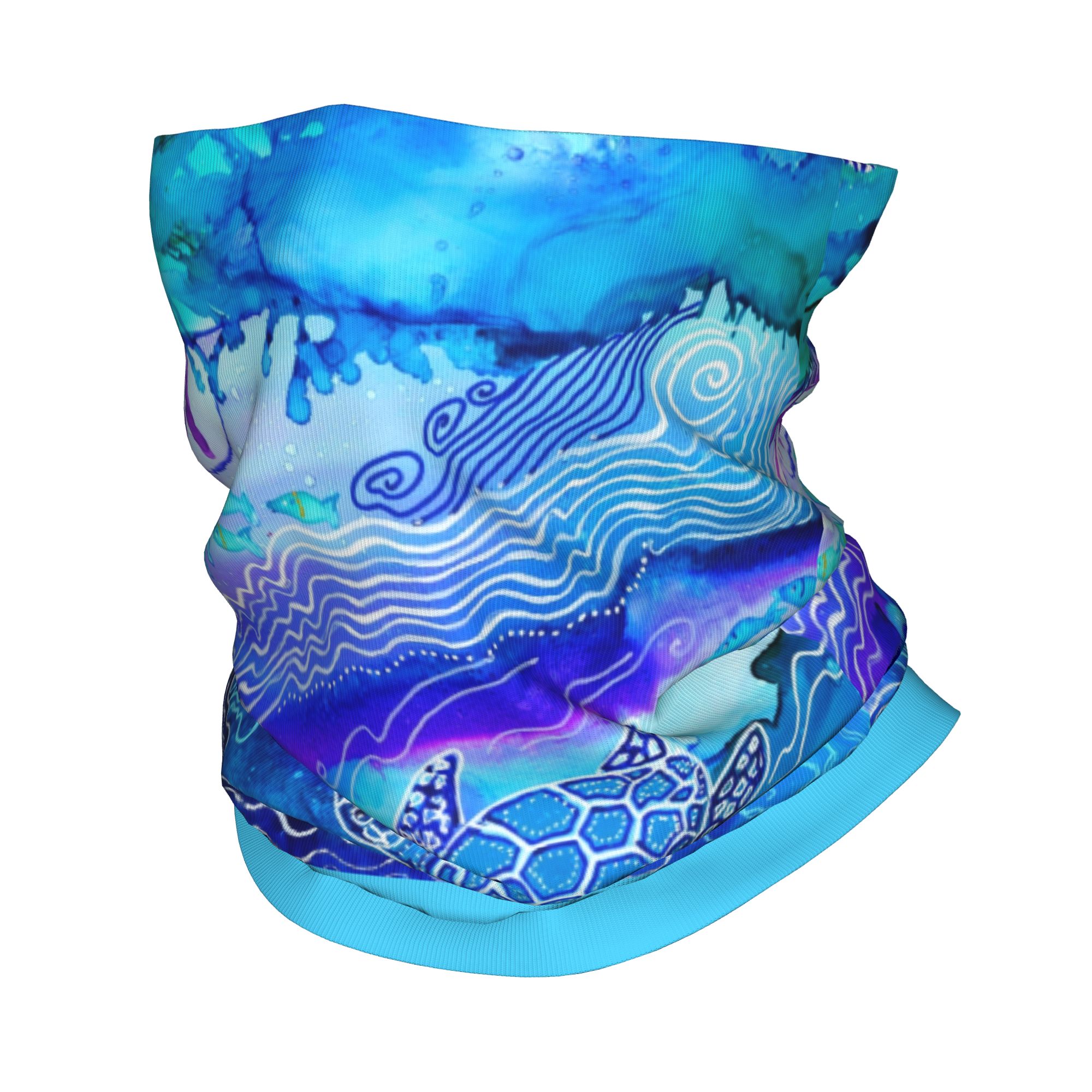 Custom Ocean Turtle Dive Winte - Neck Gaiter Fleece recensione e prezzo