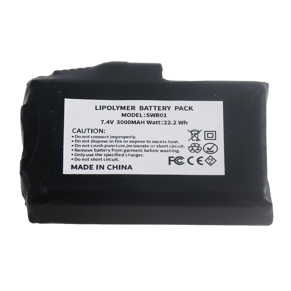 7.4V 3000mah Li-Polymer Batter - Heated Vest Battery recensione e prezzo