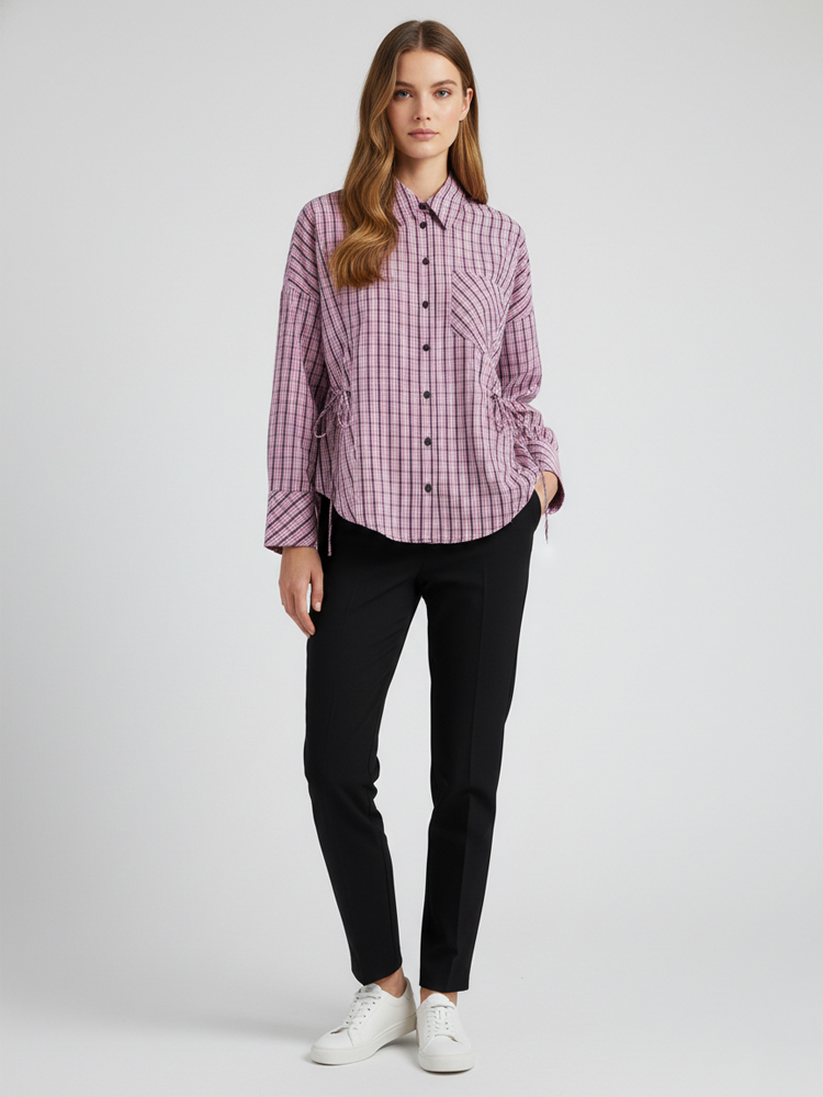 Women's Trendy Plaid Shirt Ele - Flannel Shirt Lined recensione e prezzo