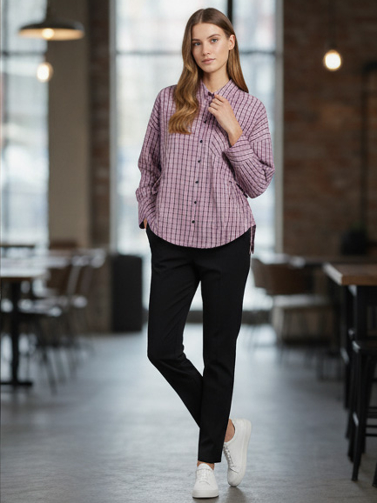Women's Trendy Plaid Shirt Ele - Flannel Shirt Lined recensione e prezzo