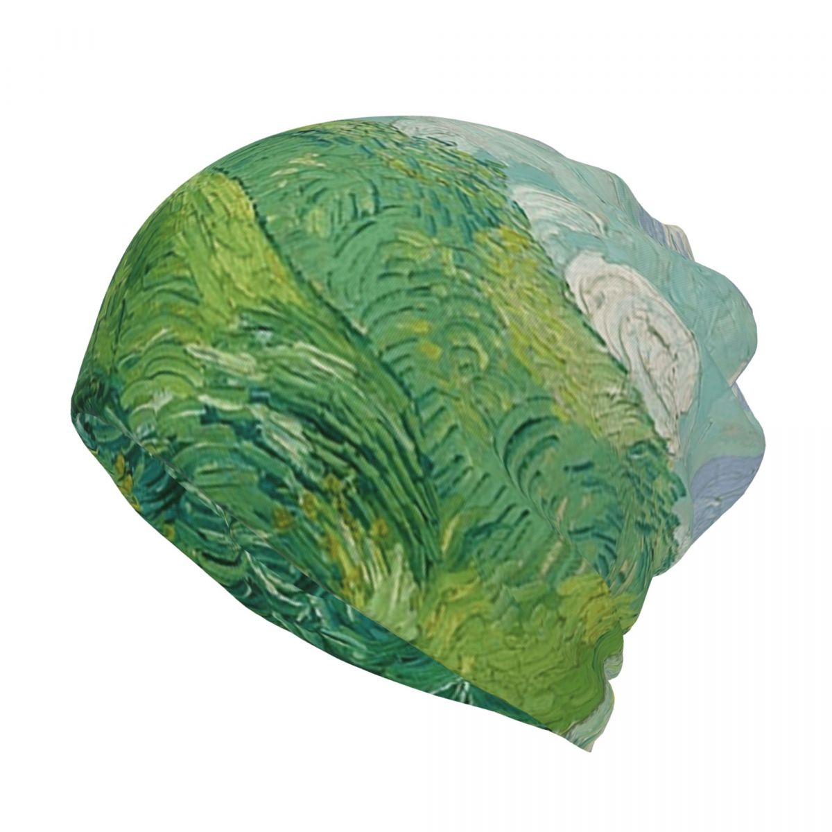Green Wheat Fields, Auvers, Vi - Knit Beanie Hat Warm recensione e prezzo