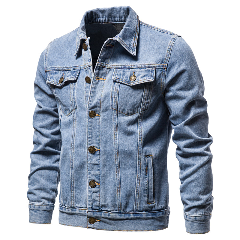 2025 Autumn Men Solid Denim Ja - Down Jacket Packable recensione e prezzo