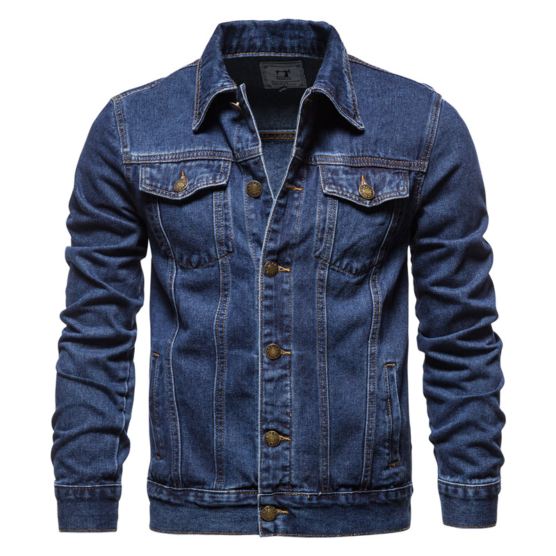 2025 Autumn Men Solid Denim Ja - Down Jacket Packable recensione e prezzo