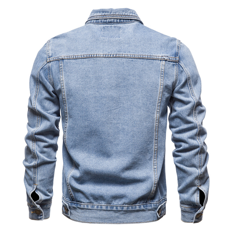 2025 Autumn Men Solid Denim Ja - Down Jacket Packable recensione e prezzo