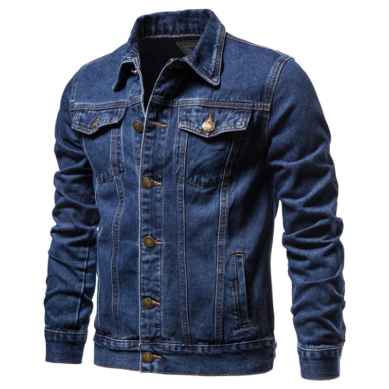 2025 Autumn Men Solid Denim Ja - Down Jacket Packable recensione e prezzo