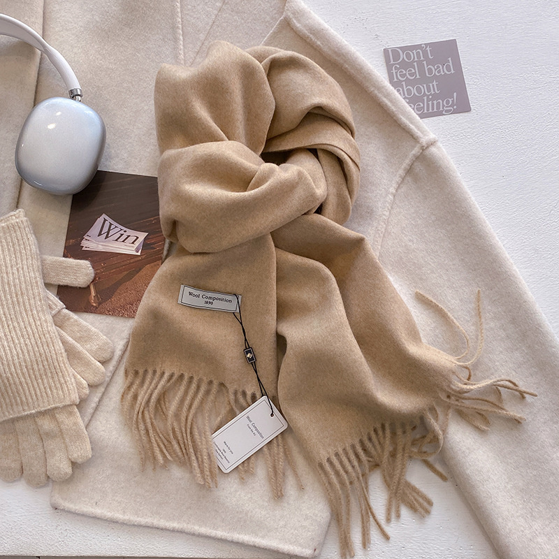 2024 Winter Wool Scarf For Wom - Cashmere Pashmina Wrap recensione e prezzo