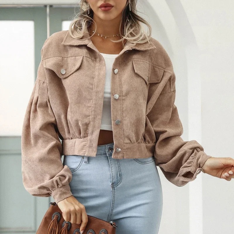 2024 Spring Corduroy Coat Over - Down Jacket Packable recensione e prezzo