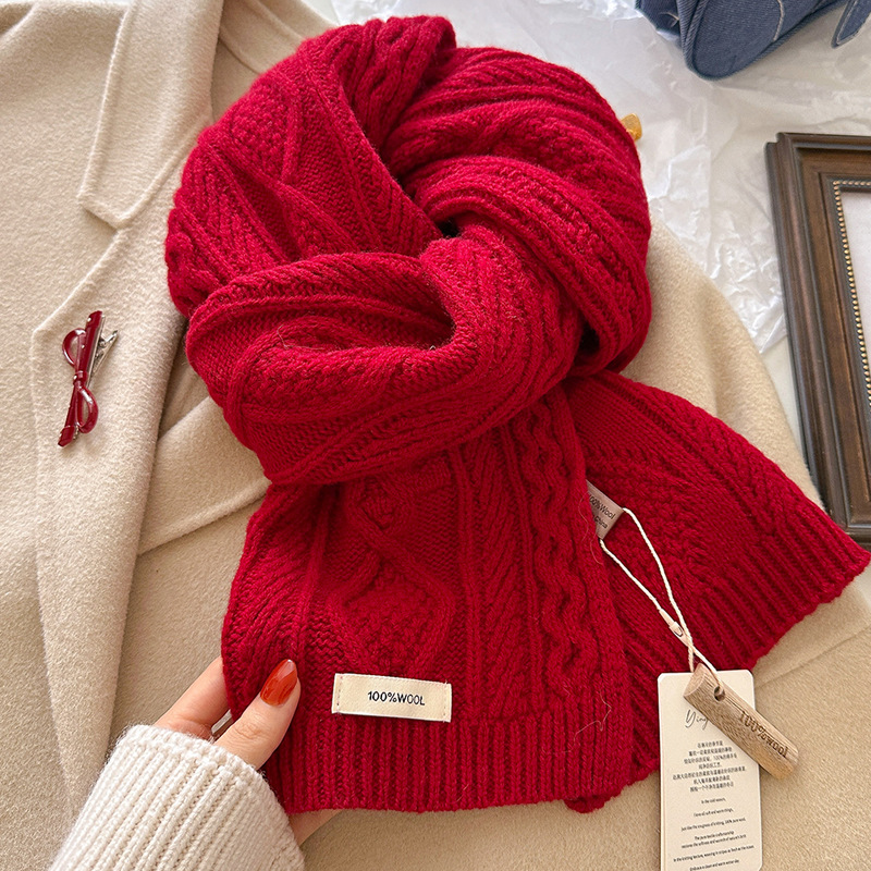Luxury 100% Wool Scarf Women M - Shawl Wrap Winter recensione e prezzo