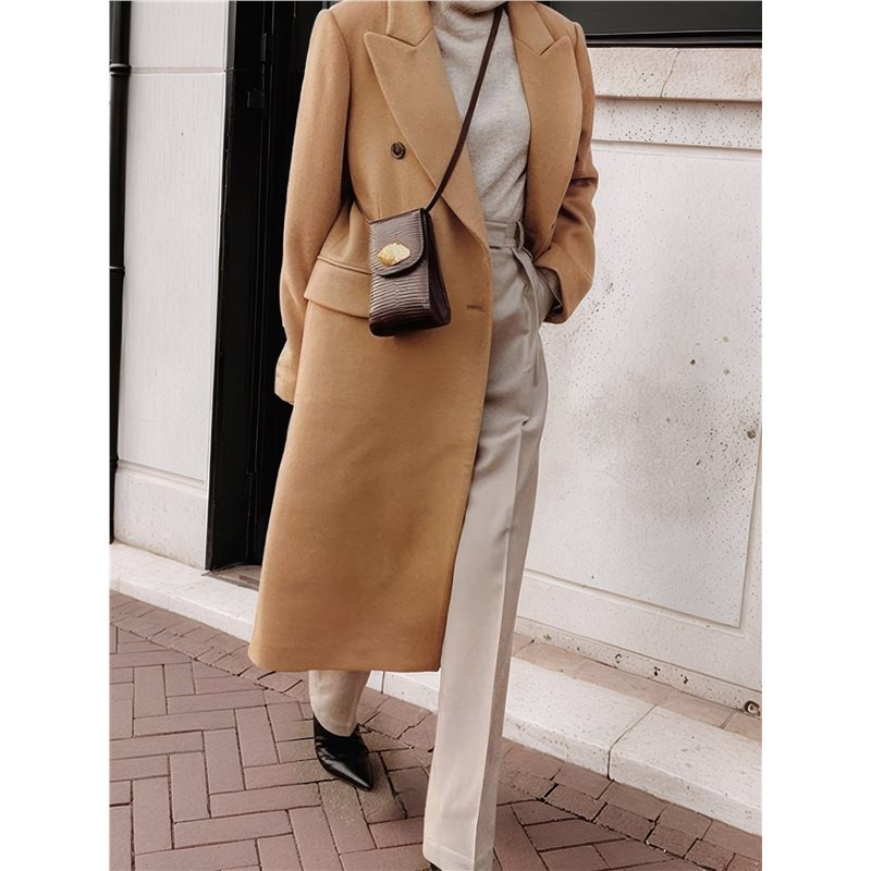 A24F-Womens Long Wool Coats Fa - Wool Coat Peacoat recensione e prezzo