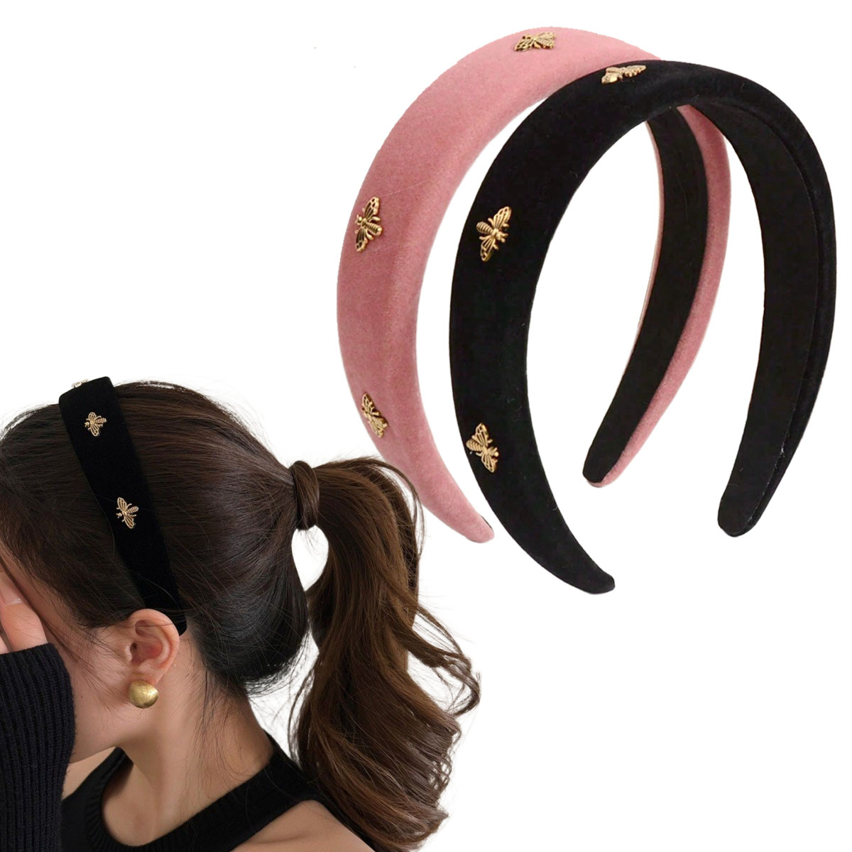 Little Bee Black Velvet Headba - Winter Headband Fleece recensione e prezzo