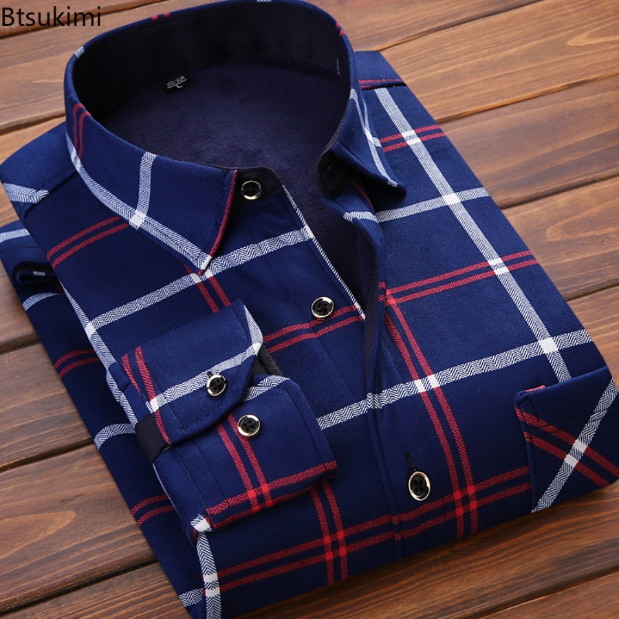 Flannel Men Shirt 2026 Autumn  - Flannel Shirt Lined recensione e prezzo