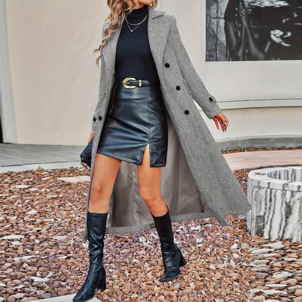 Autumn Coat Women's Long Wool  - Wool Coat Peacoat recensione e prezzo