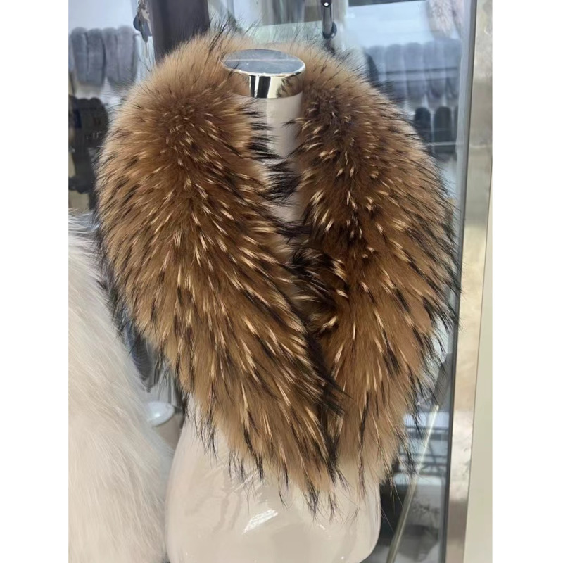 Raccoon Fur Collar Female Wint - Shawl Wrap Winter recensione e prezzo