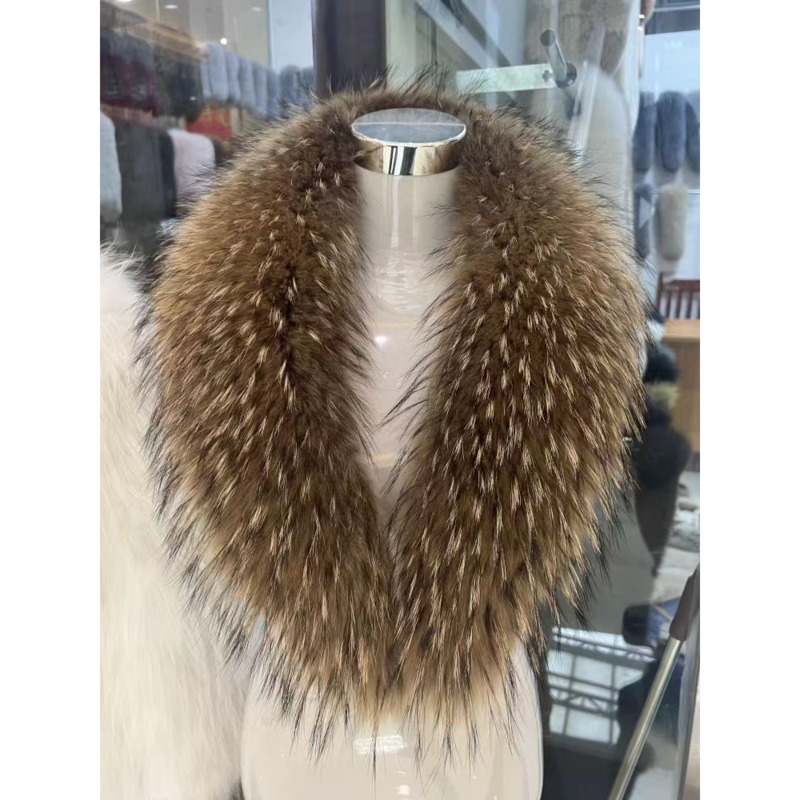 Raccoon Fur Collar Female Wint - Shawl Wrap Winter recensione e prezzo