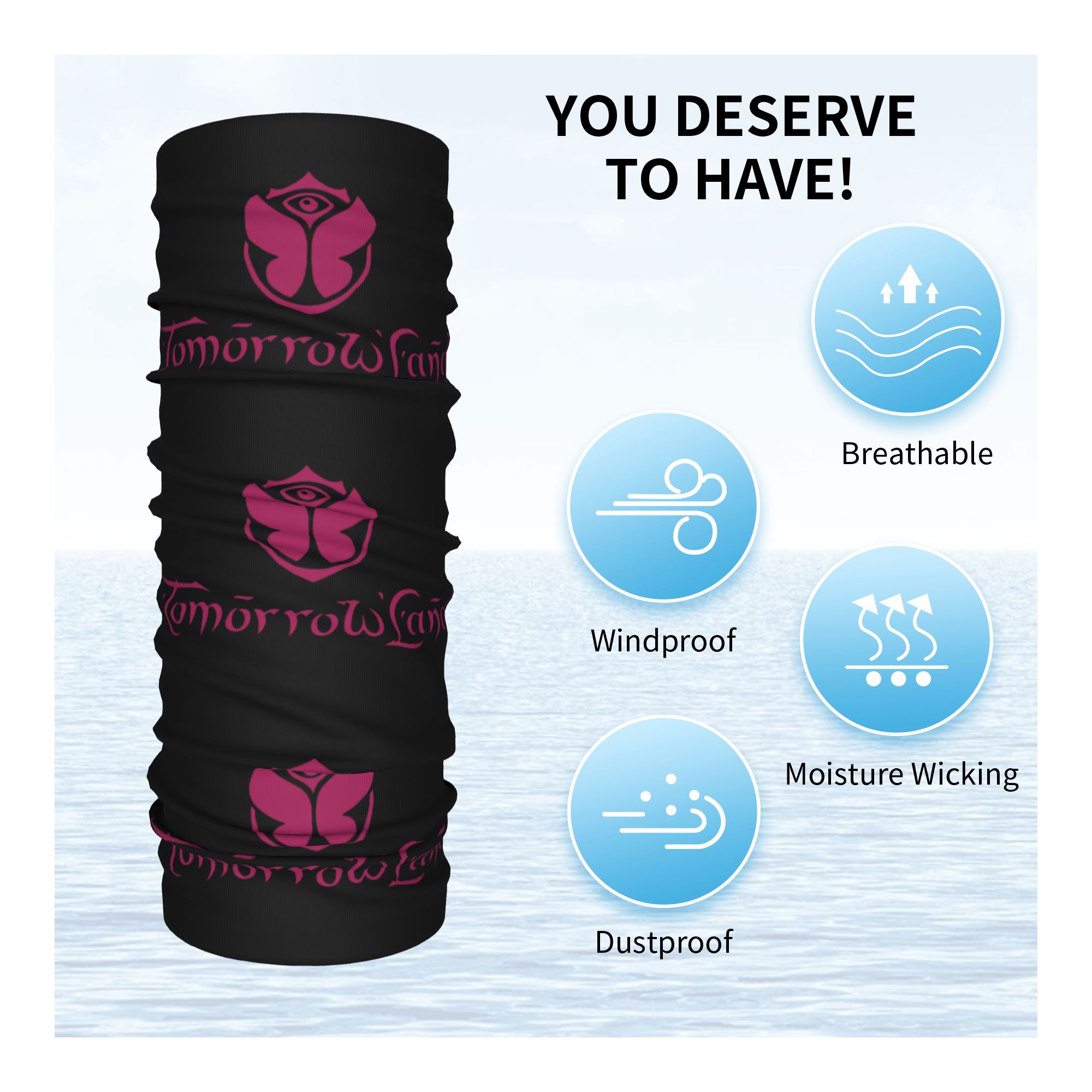 Custom Tomorrowland Neck Gaite - Neck Gaiter Fleece recensione e prezzo