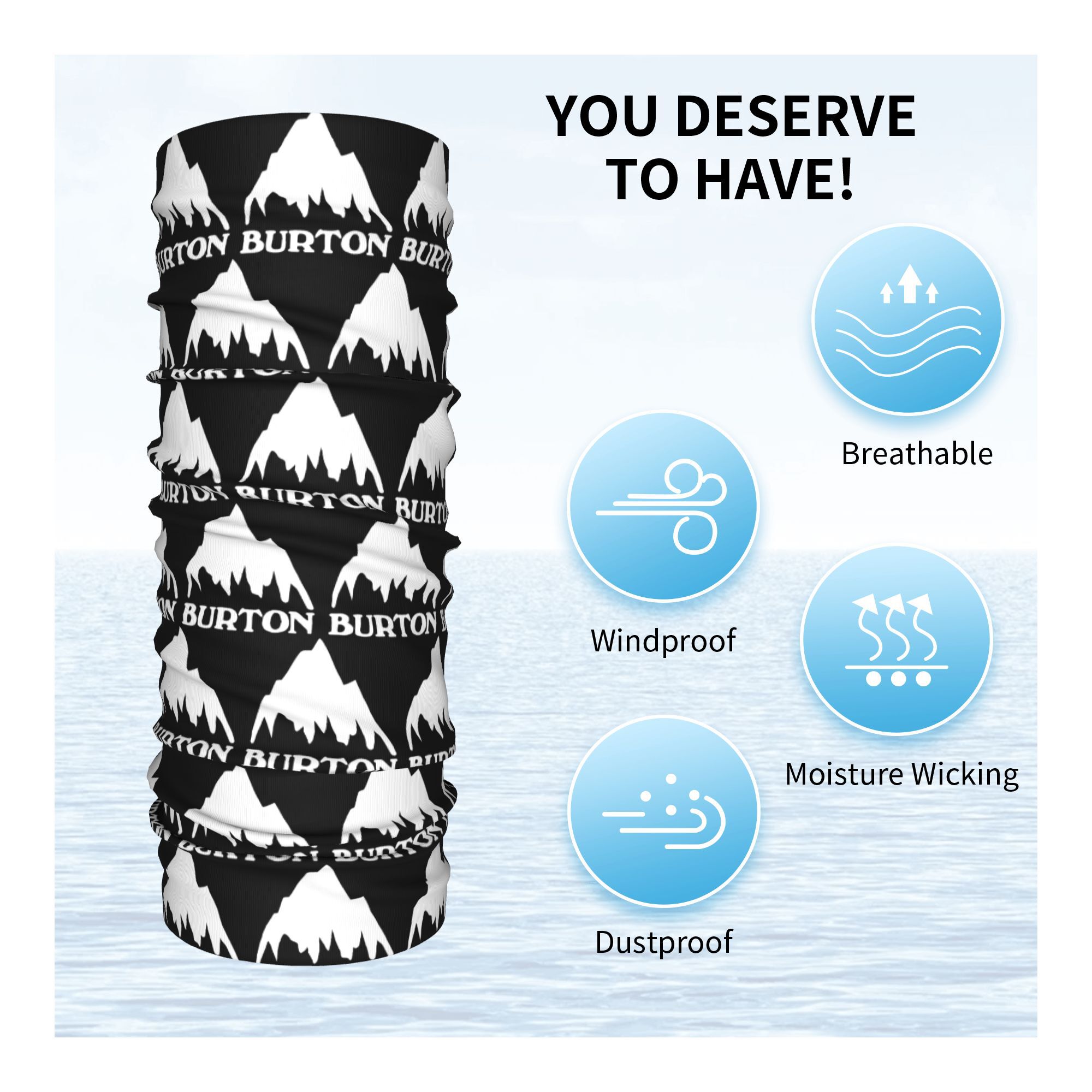 Custom B-Burtons Neck Gaiter M - Neck Gaiter Fleece recensione e prezzo