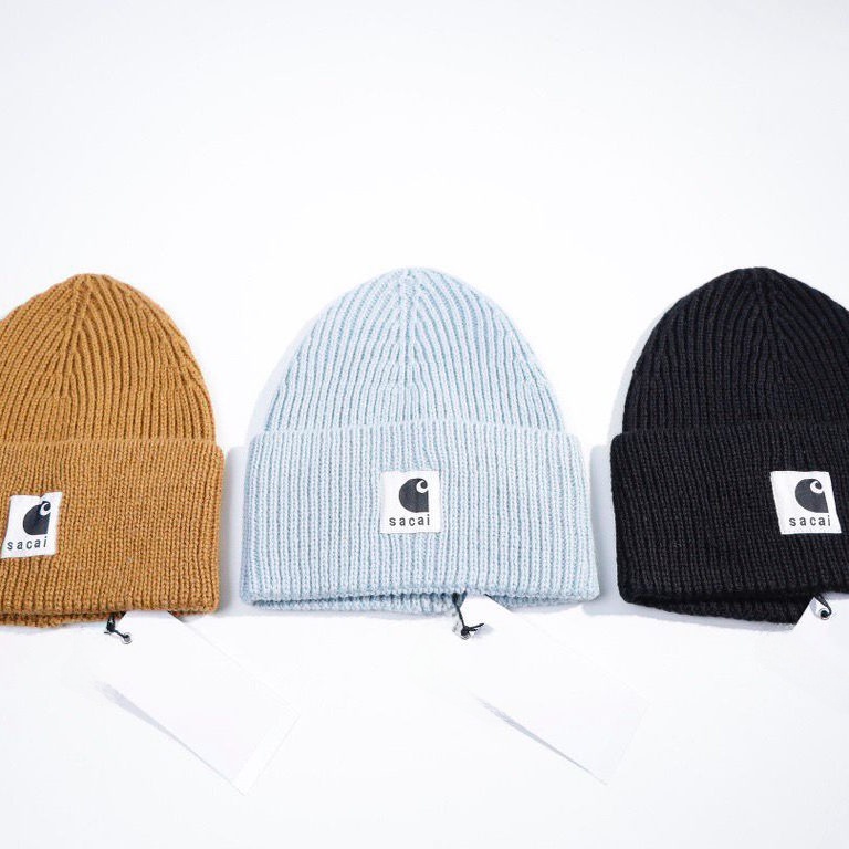 Vuu Sacai Collaborative Patchw - Knit Beanie Hat Warm recensione e prezzo