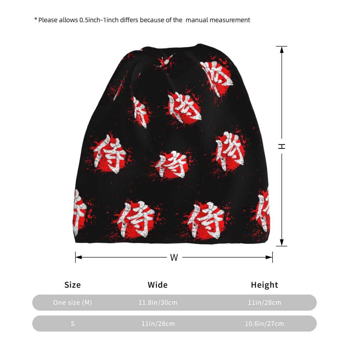 Japanese Bushido Samurai Chara - Knit Beanie Hat Warm recensione e prezzo