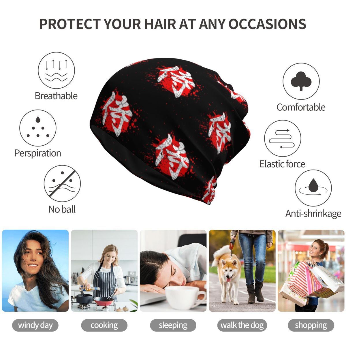 Japanese Bushido Samurai Chara - Knit Beanie Hat Warm recensione e prezzo