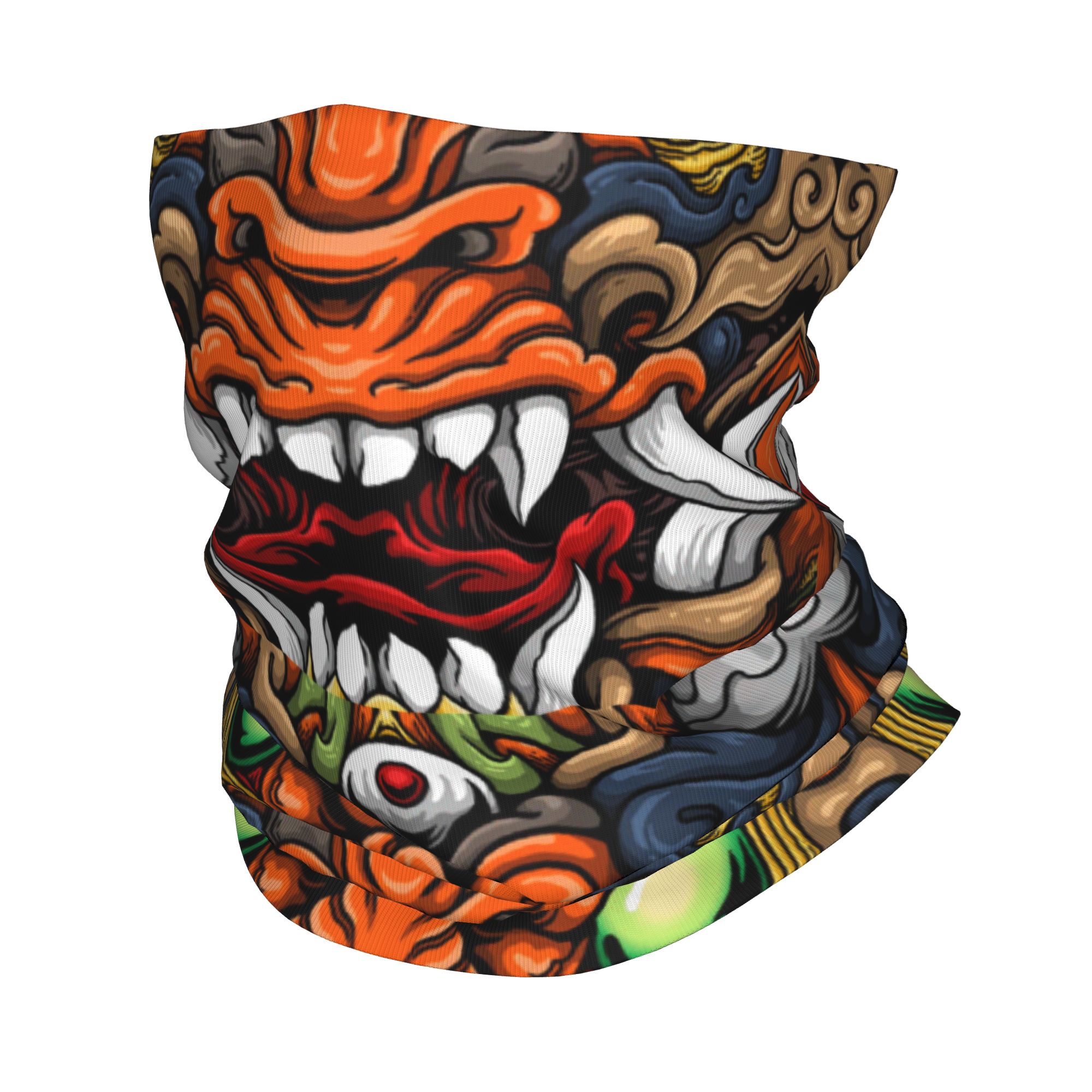 Custom Samurai Demon Oni Winte - Neck Gaiter Fleece recensione e prezzo