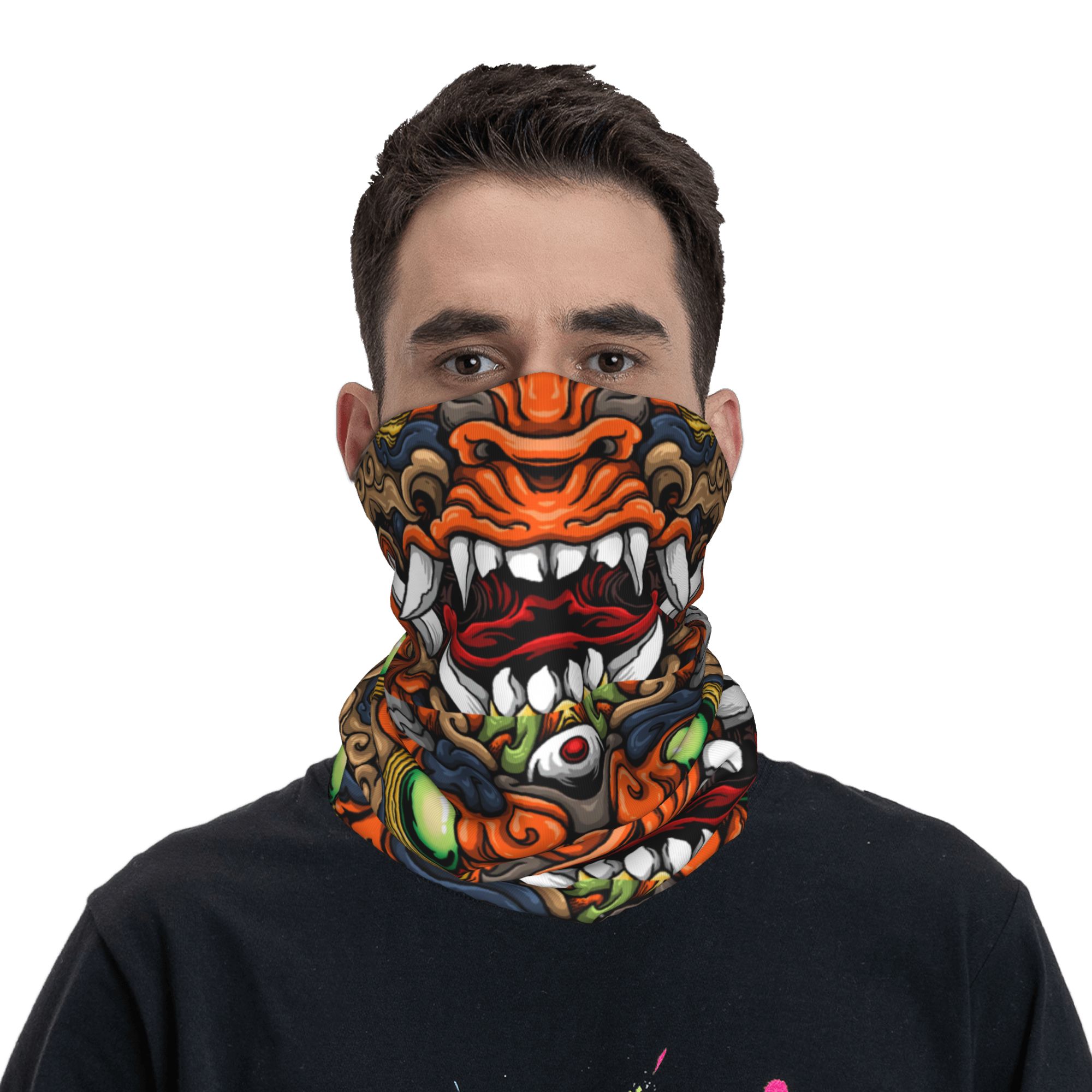 Custom Samurai Demon Oni Winte - Neck Gaiter Fleece recensione e prezzo