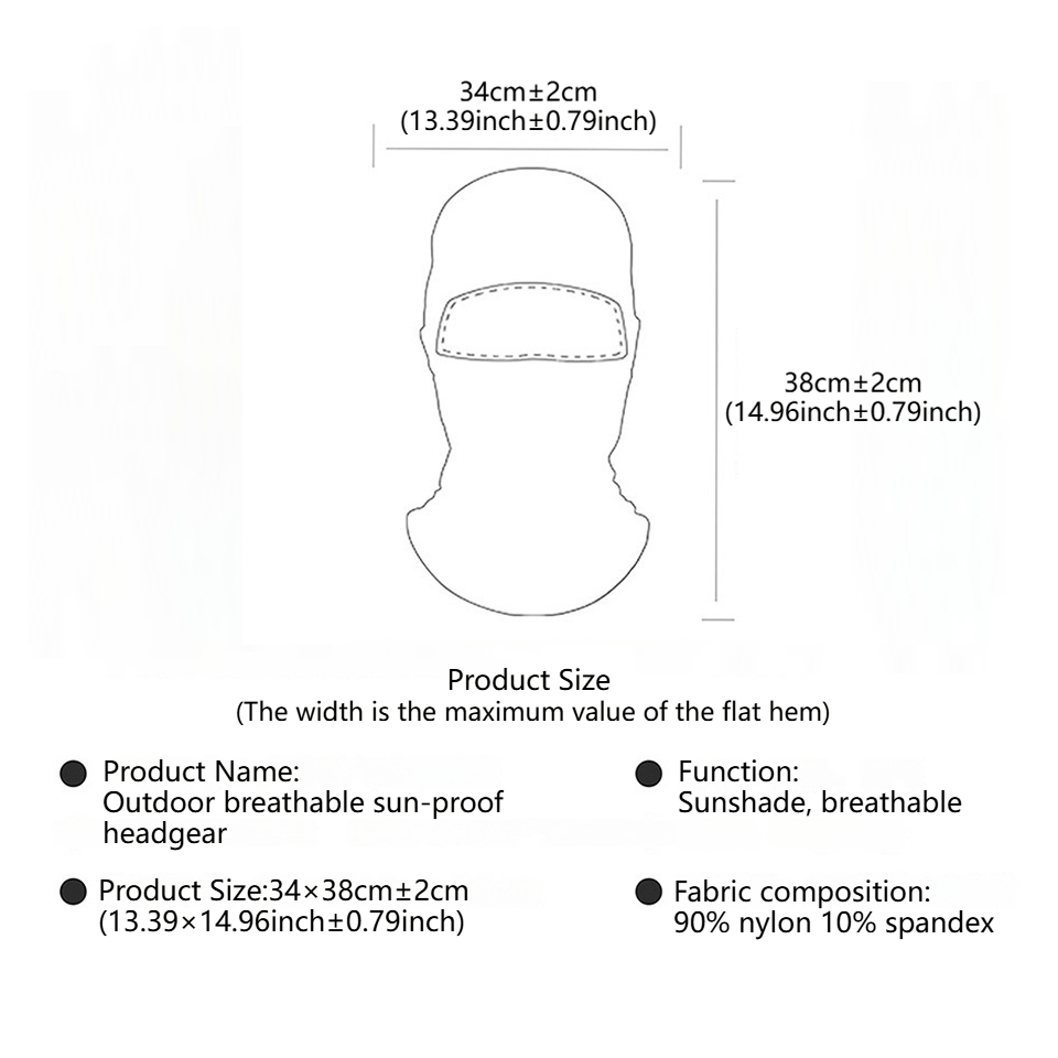 GTUBIKE Breathable Balaclava H - Balaclava Ski Mask recensione e prezzo