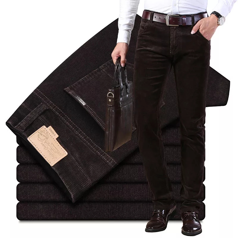 Autumn Winter Men`s Thick Warm - Corduroy Pant Warm recensione e prezzo
