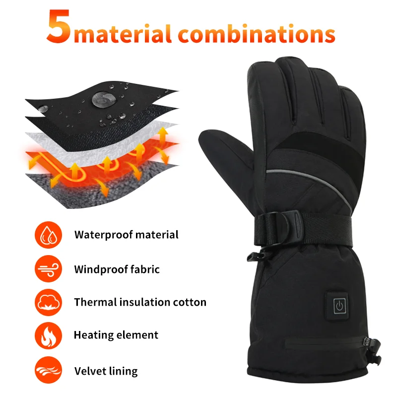 USB Rechargeable Heated Motorc - Touch Screen Gloves recensione e prezzo