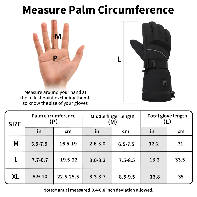 USB Rechargeable Heated Motorc - Touch Screen Gloves recensione e prezzo