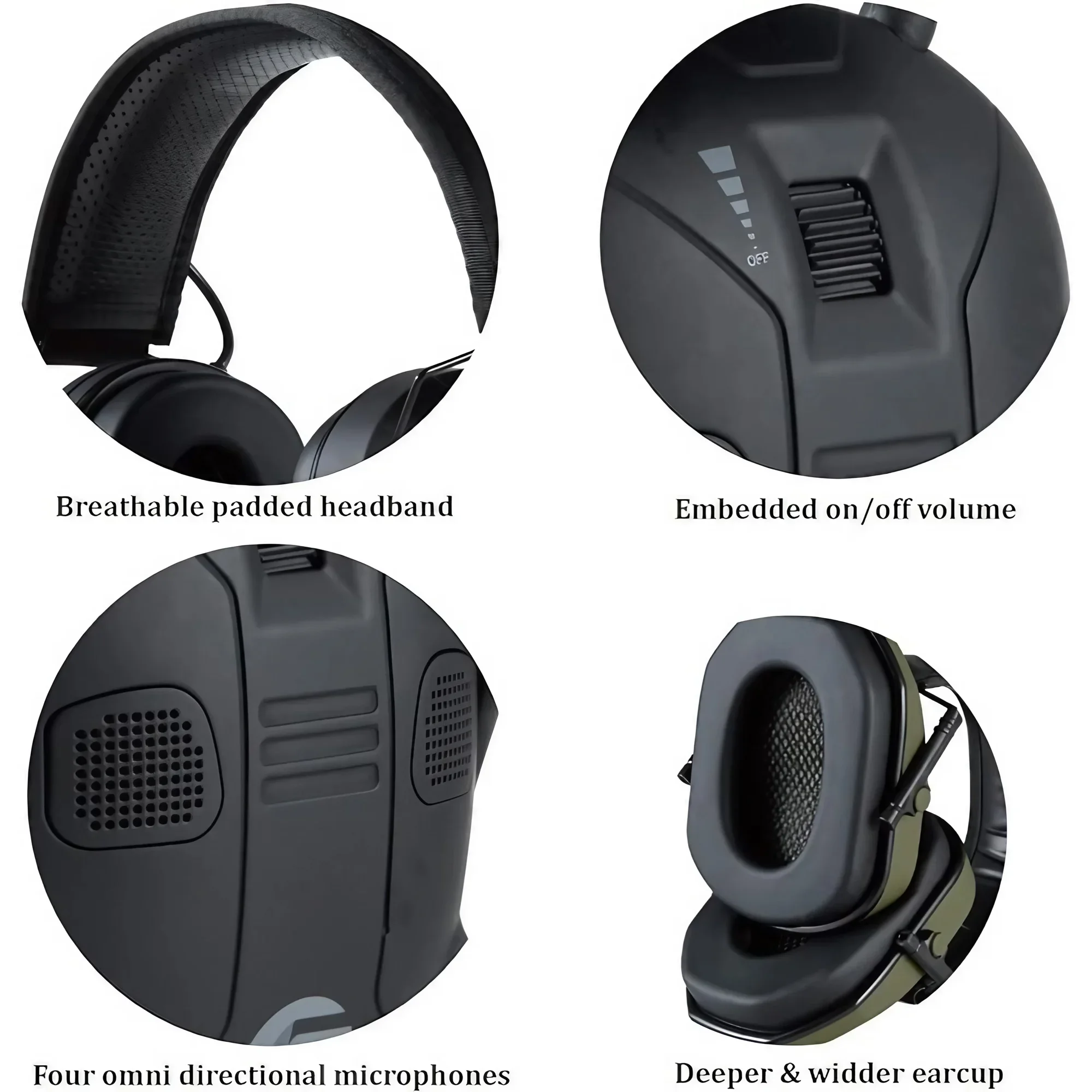 Foldable Tactical Electronic E - Earmuffs Foldable recensione e prezzo
