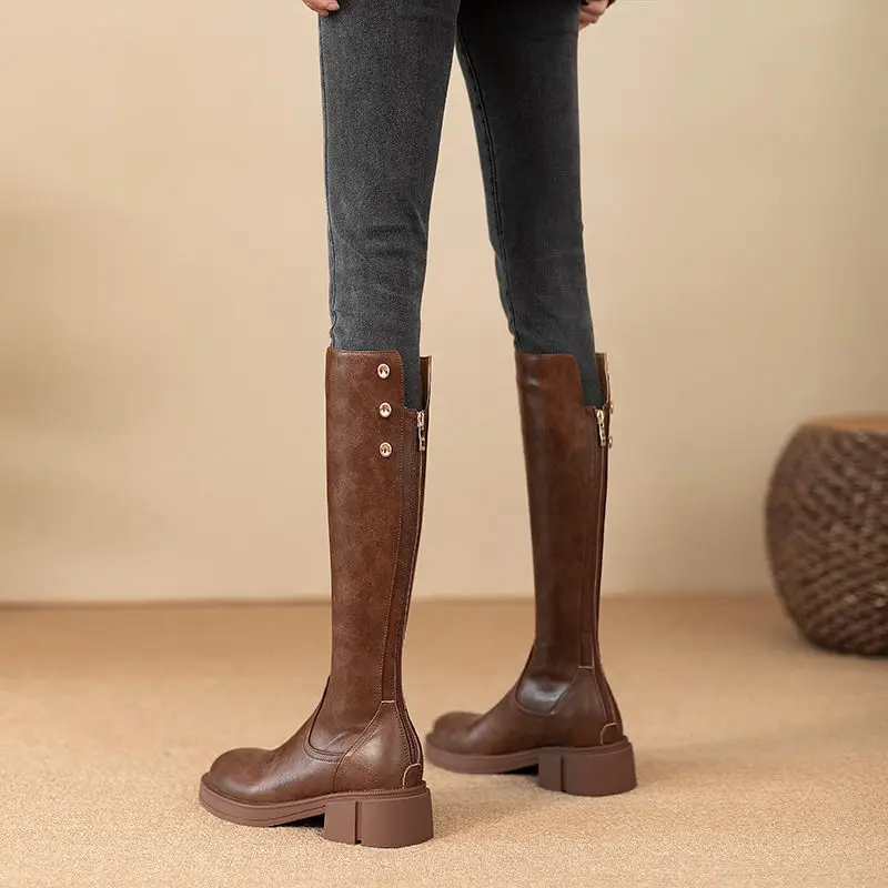 Autumn Winter Middle Heel Ladi - Waterproof Winter Boot recensione e prezzo