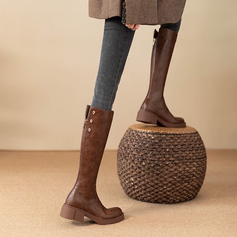 Autumn Winter Middle Heel Ladi - Waterproof Winter Boot recensione e prezzo